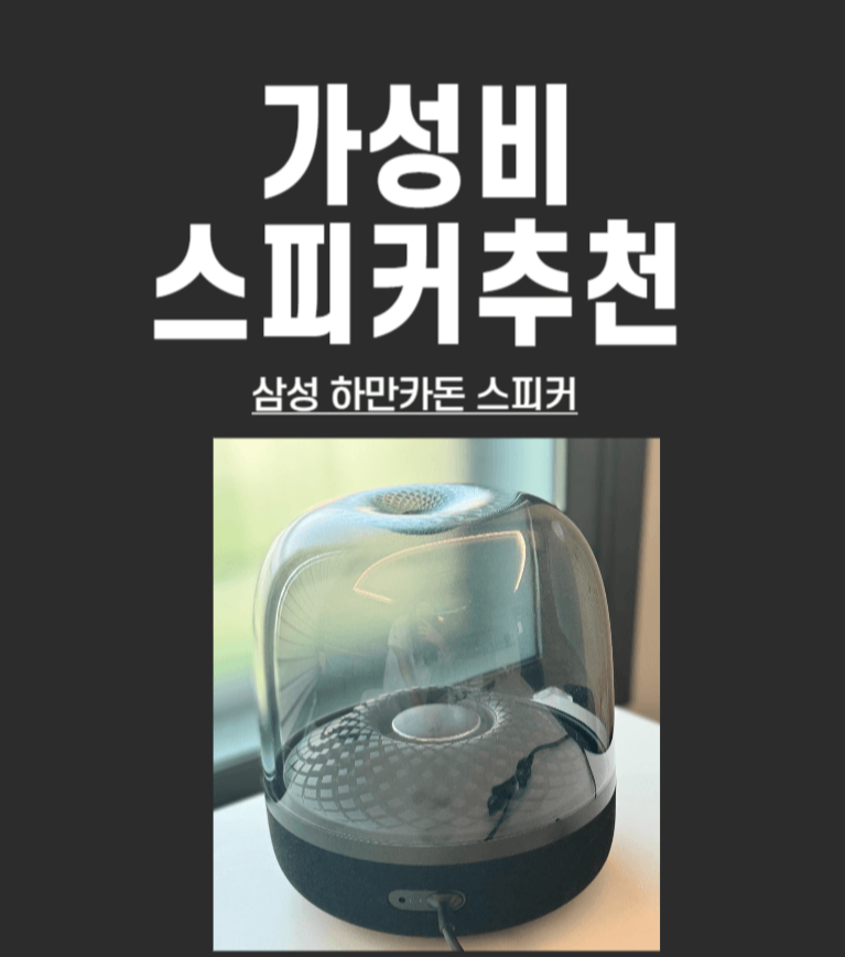 삼성 하만카돈 스피커 사진