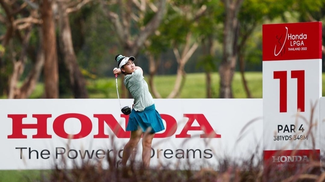 2022년 3월 혼다 LPGA 타일랜드 출전 당시의 루시 리