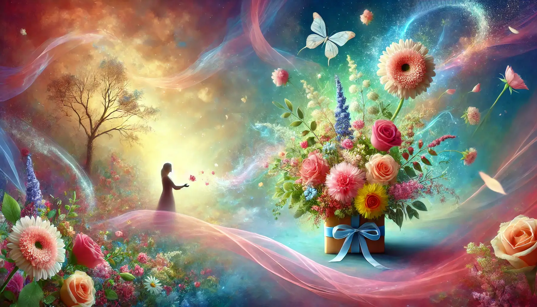 꽃선물 받는 꿈 해몽