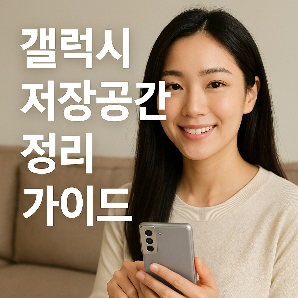 갤럭시 저장공간 정리 가이드