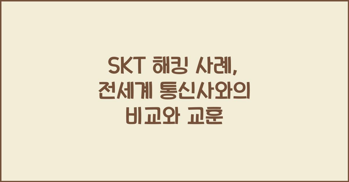 skt 해킹 사례