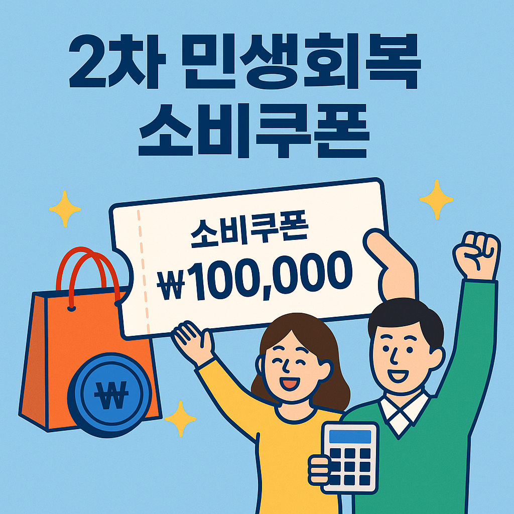 ⏰“2차 민생회복소비쿠폰 9월 지급 확정!” 몰랐다간 지나가는 돈💰