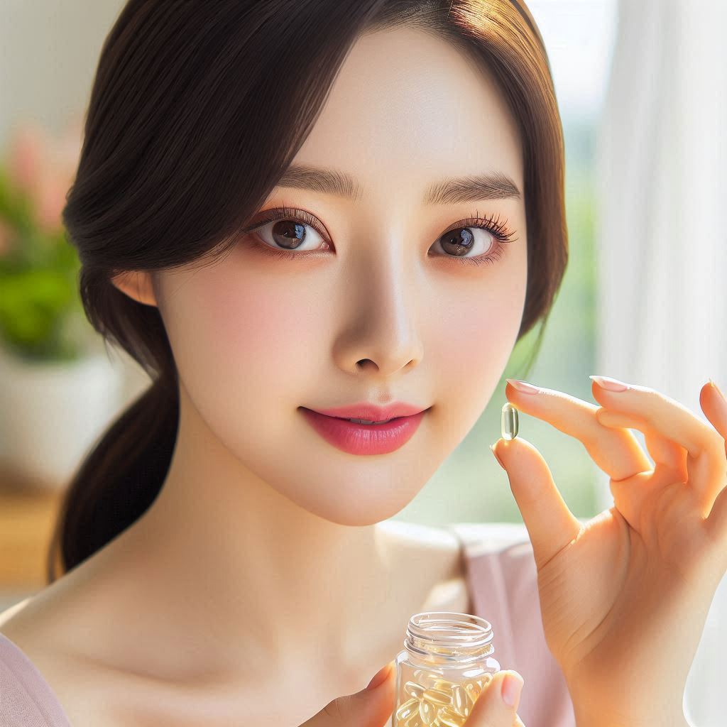 코파일럿으로 만든 영양제 먹는 사람