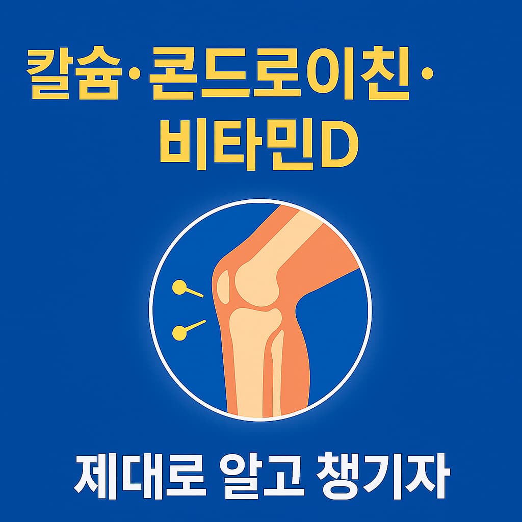 무릎 관절에 좋은 영양제