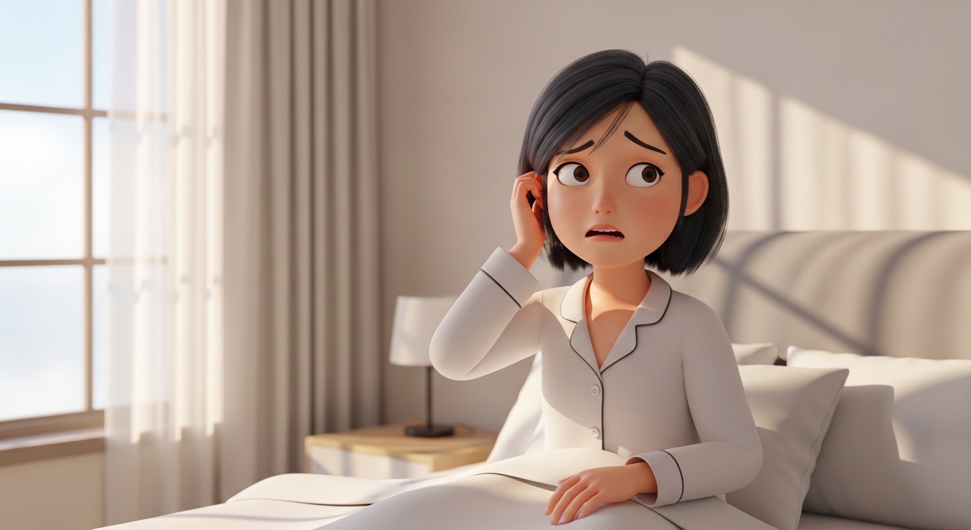 돌발성난청, 이관기능장애