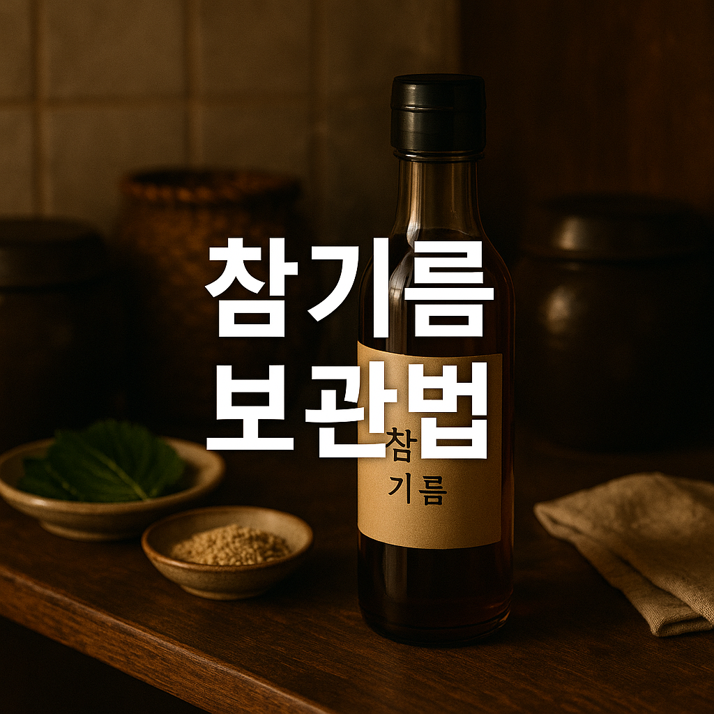참기름 보관법