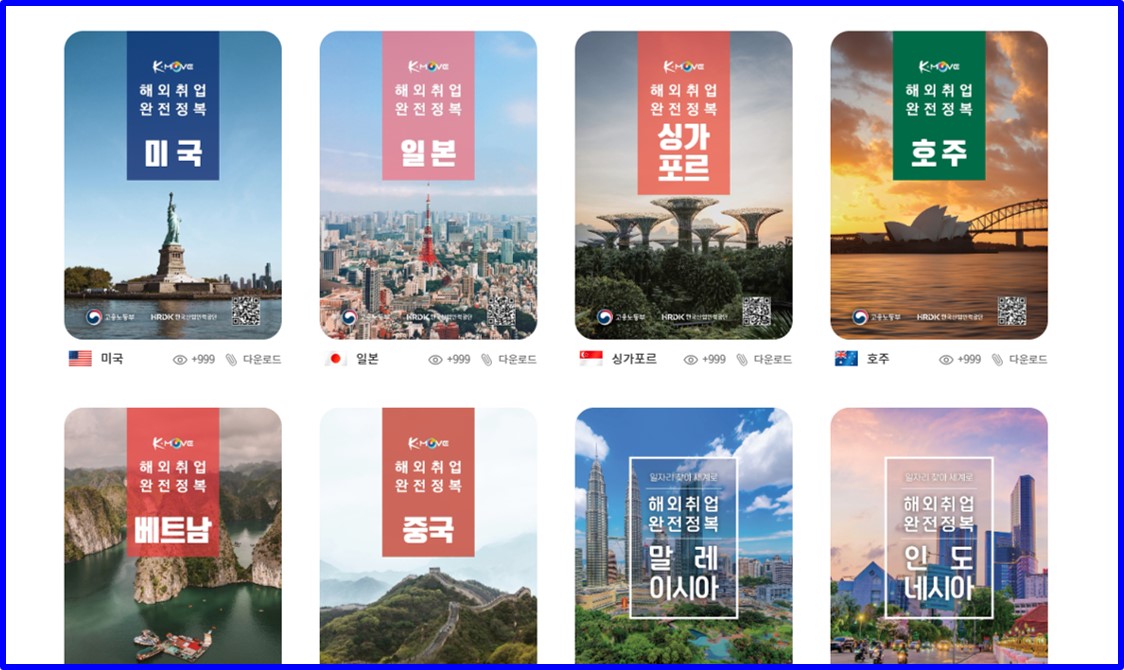 해외취업 국가별 완전정복