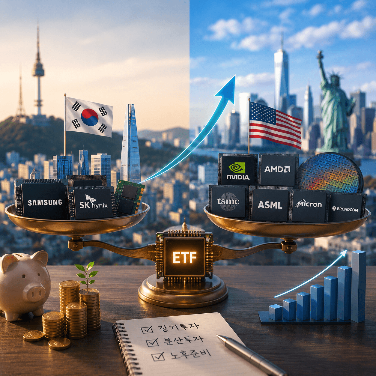 노후 자금 반도체 ETF 투자