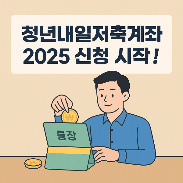 2025 청년내일저축계좌 완벽 가이드 : 신청방법, 자격조건, 혜택 총정리