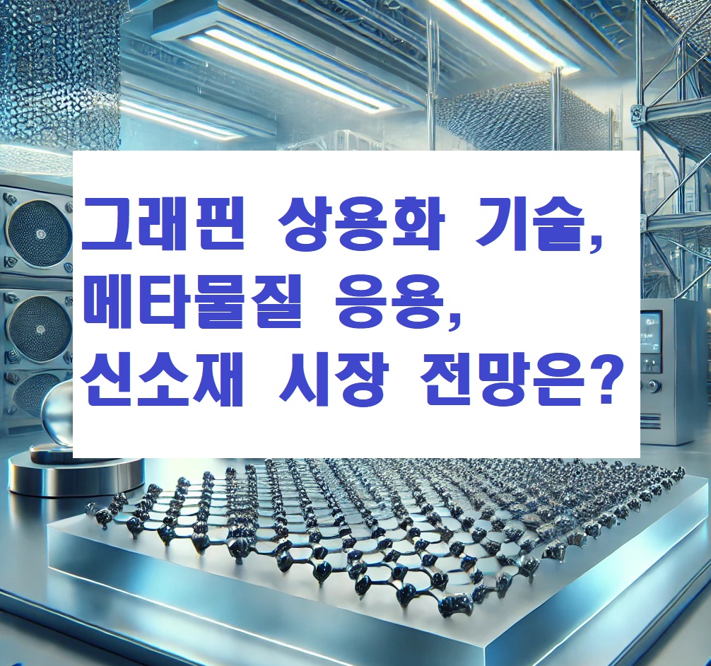 그래핀 상용화 기술, 메타물질 응용, 신소재 시장 전망은?