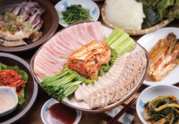 홍어삼합