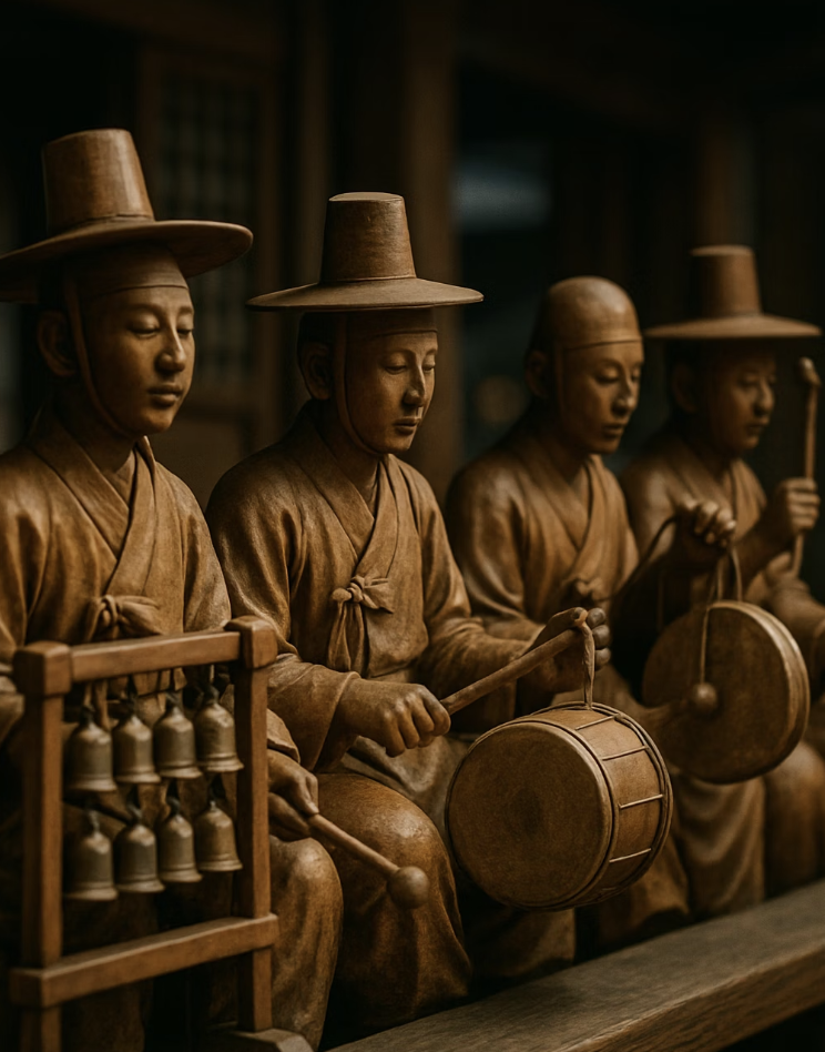 인형들이 연주하는 시간의 오케스트라