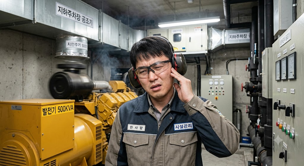 기계실 소음 때문에 귀가 먹먹했던 걸 알게 된 날