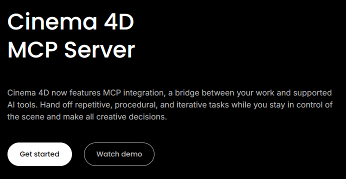 Cinema 4D 2026.4 출시, MCP Server로 AI 연동 강화