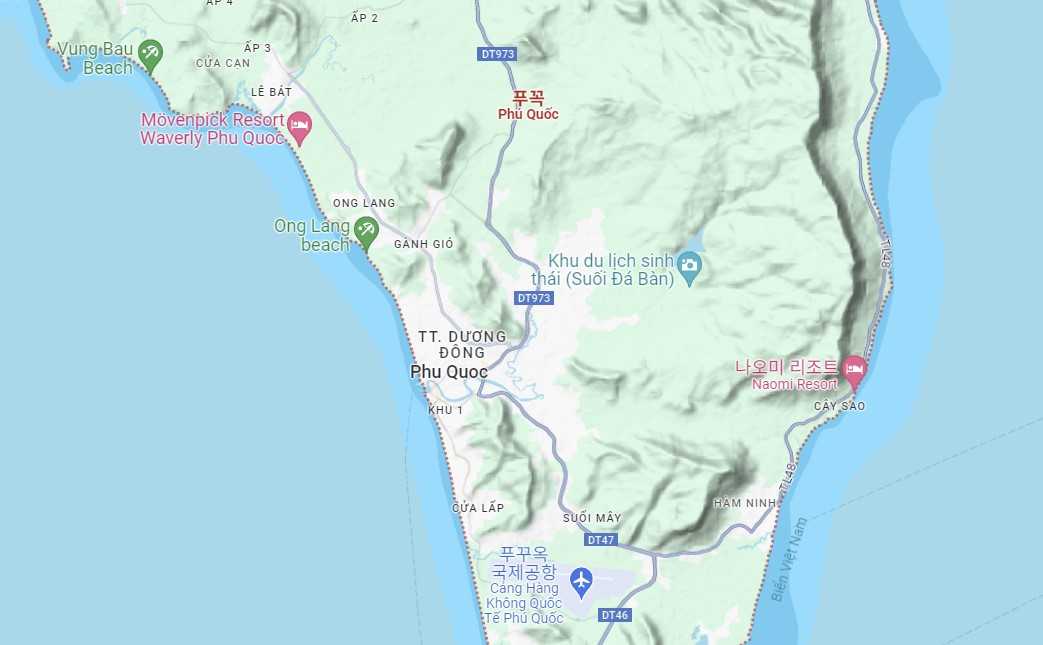 푸꾸옥지도
