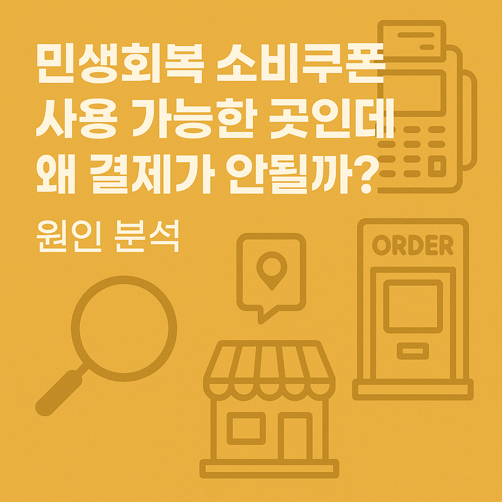 민생회복 소비쿠폰 충전 일정과 실제 사용 사례 보러 가기