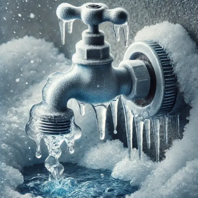 수도꼭지-동파-얼음