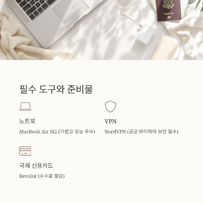 필수 도구와 준비물