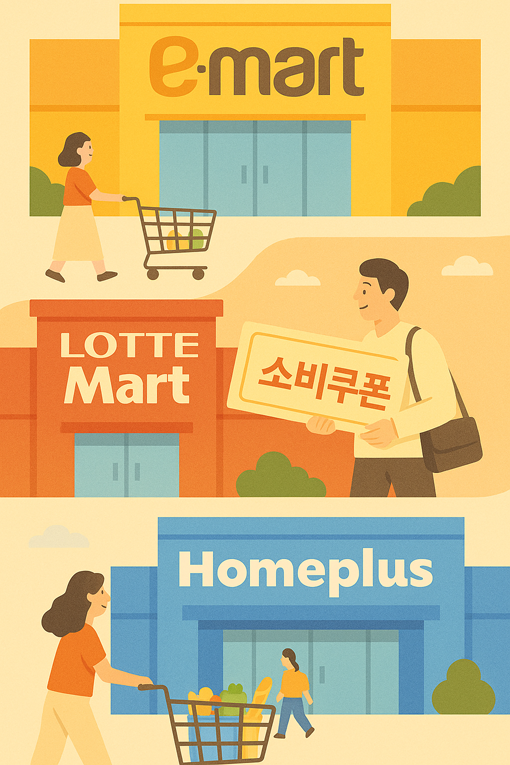 대형마트 민생회복 소비쿠폰 사용 사진