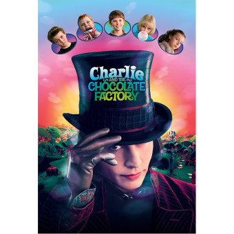 영화 찰리와 초콜릿 공장의 포스터