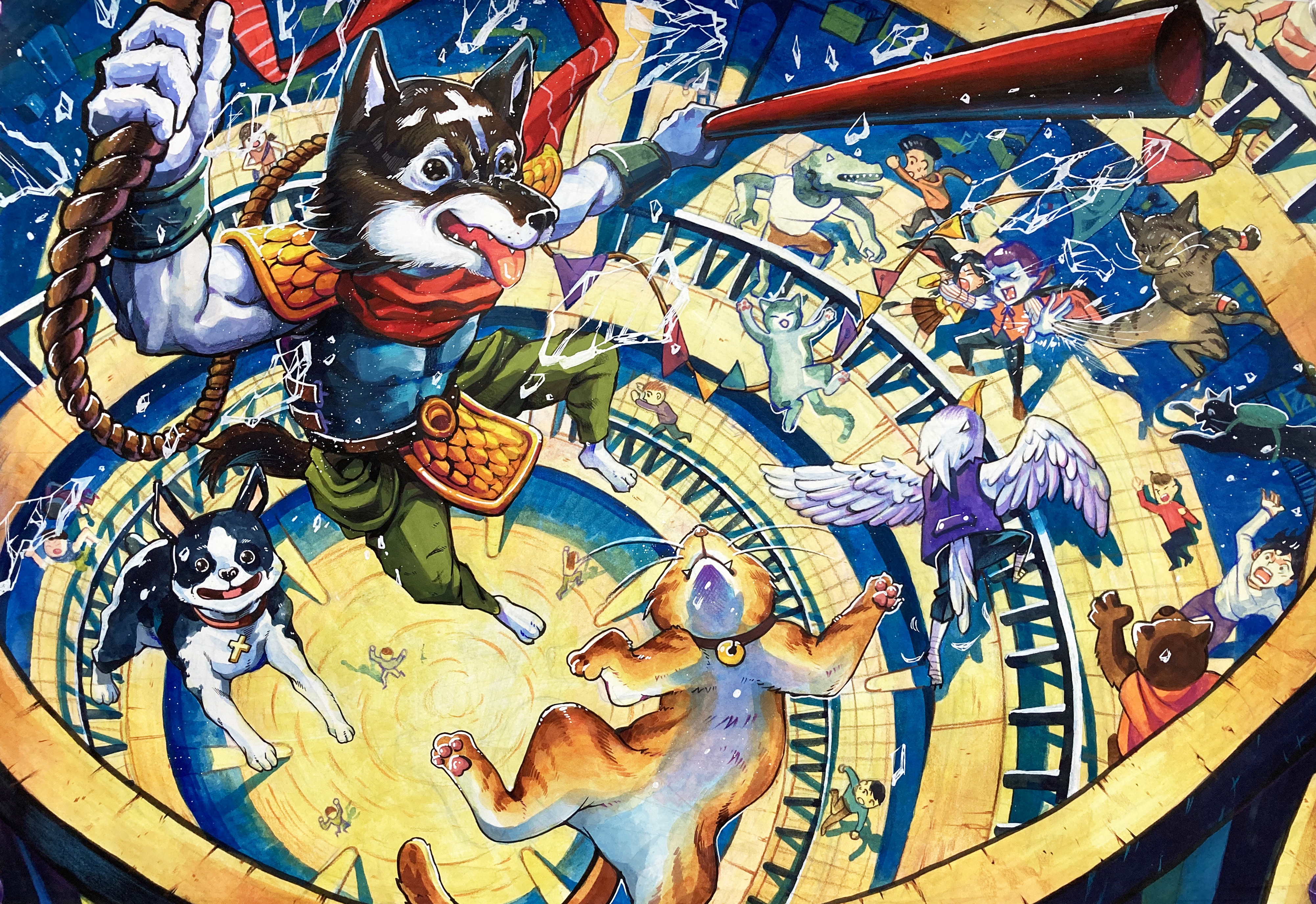 게임컨텐츠 상황표현 그림