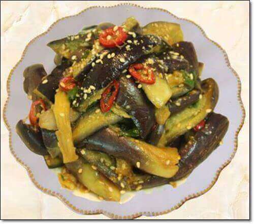 가지 무침 