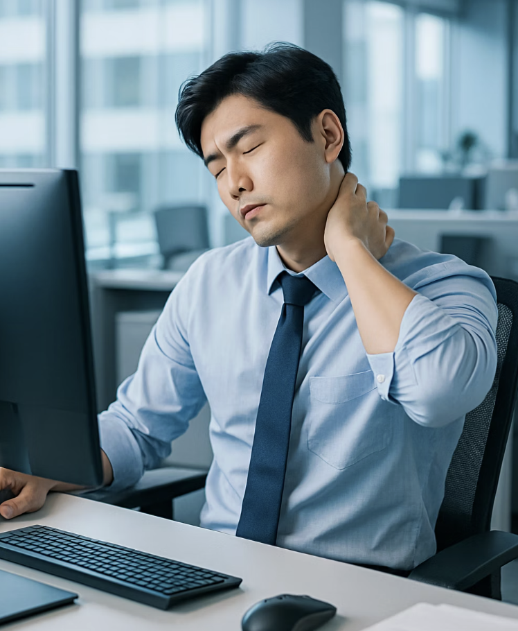 50분의 법칙, 목에도 휴식을