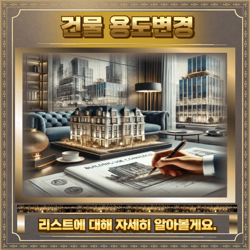 건물 용도변경