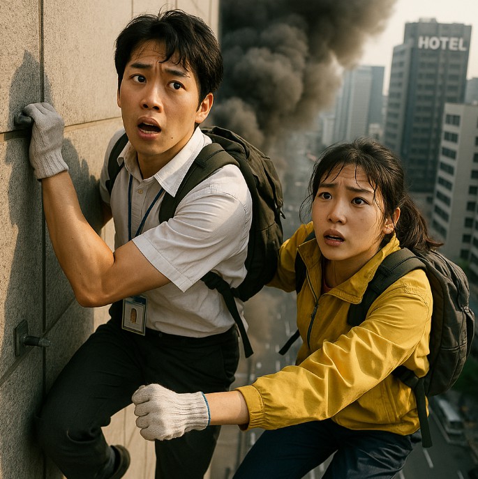 영화 엑시트 관련 사진