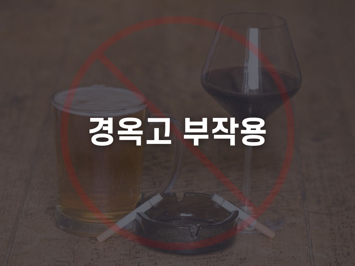 경옥고 부작용