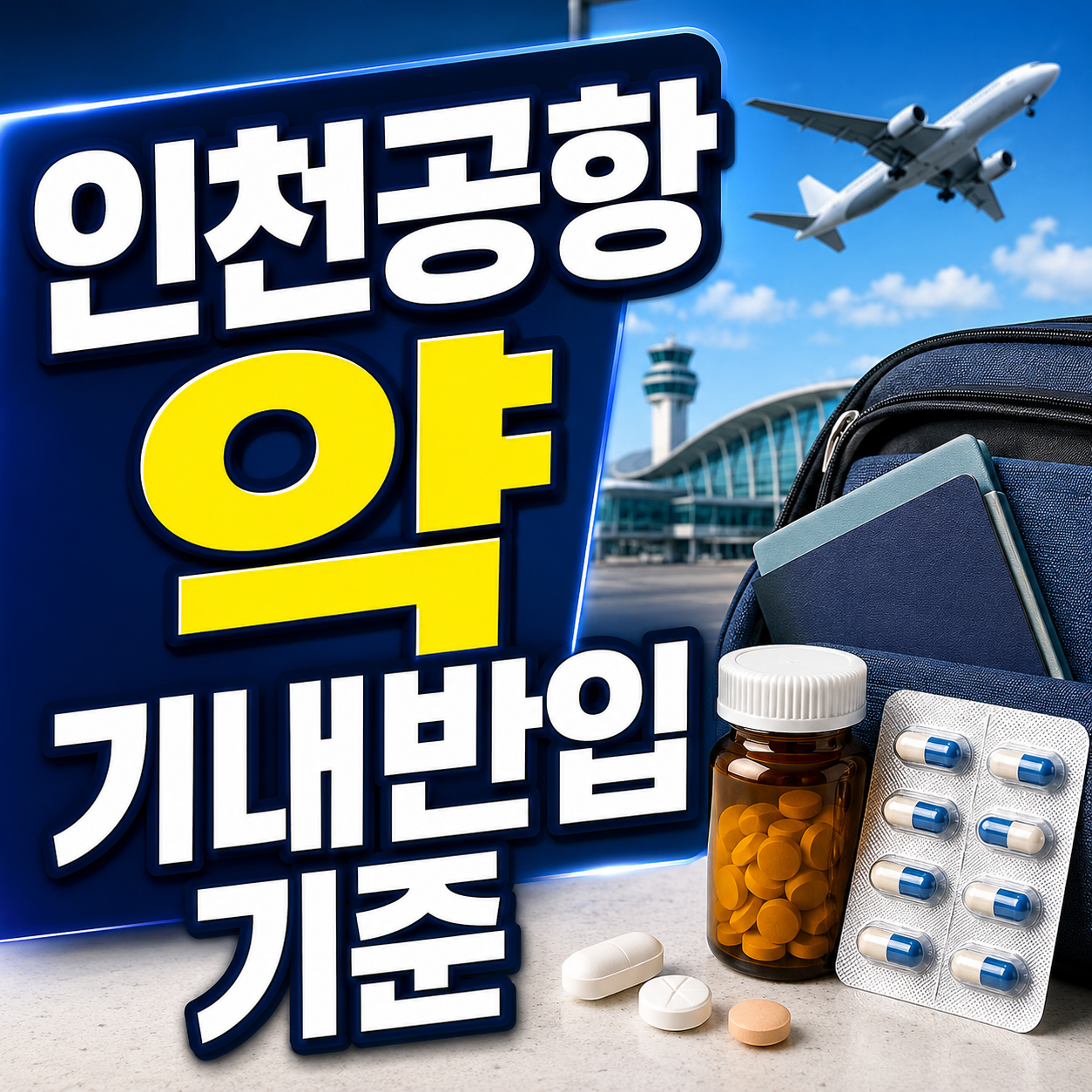 인천공항 약 기내반입 기준