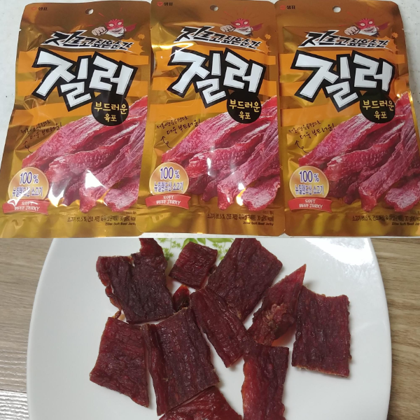 질러부드러운육포3팩