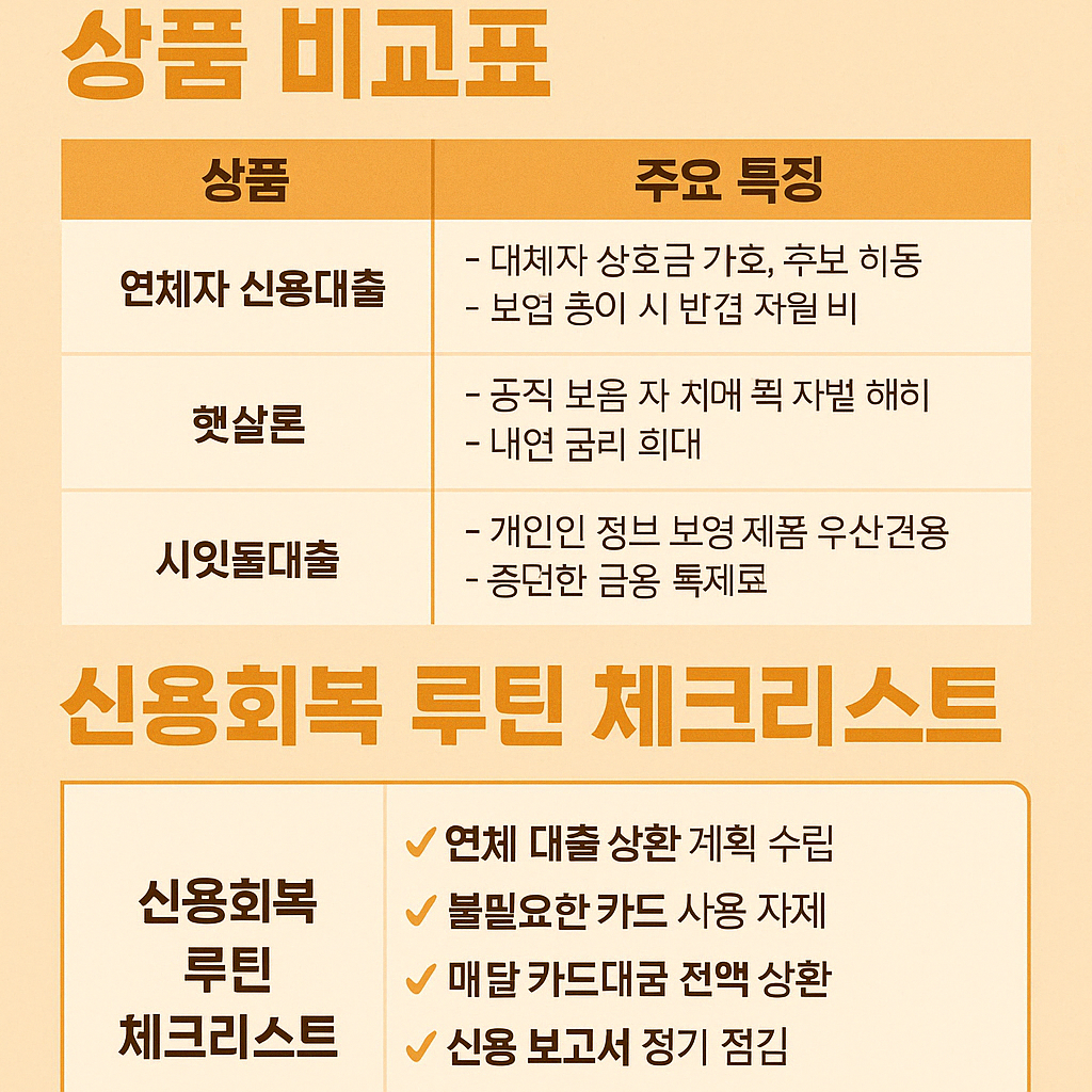 2025 연체자 대출 전략 ❘ 신용불량자도 가능한 현실적 방법 5가지.