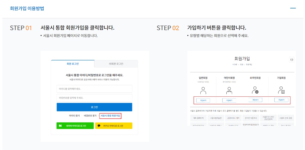 회원가입 단계 