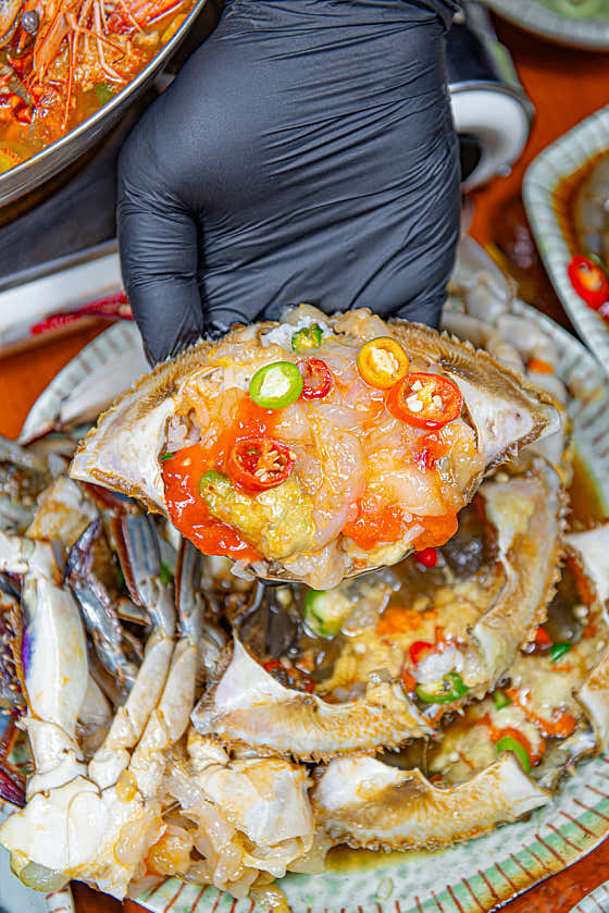 매일아침 게국지 간장게장