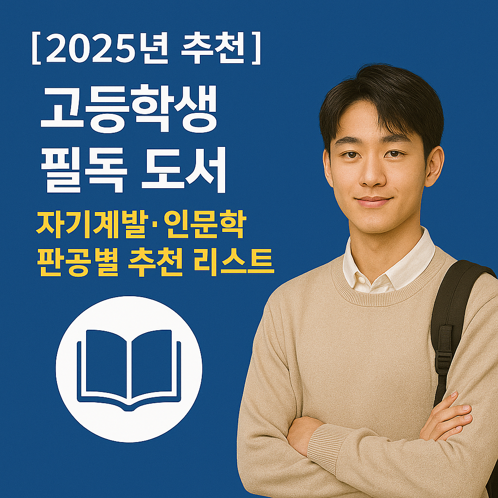 [2025년 추천] 고등학생 필독 도서 ｜ 자기계발&middot;인문학&middot;전공별 추천 리스트