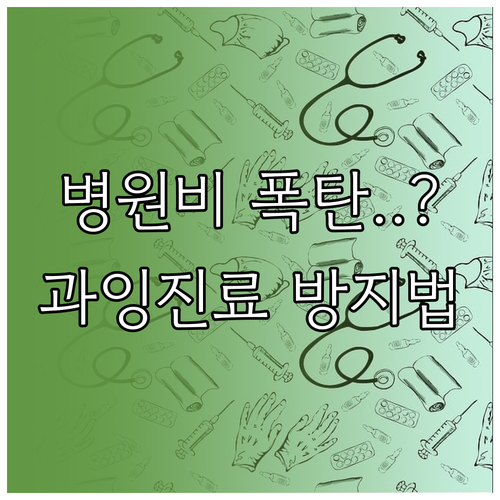 과잉 진료 방지 위한 관리급여 항목 ..
