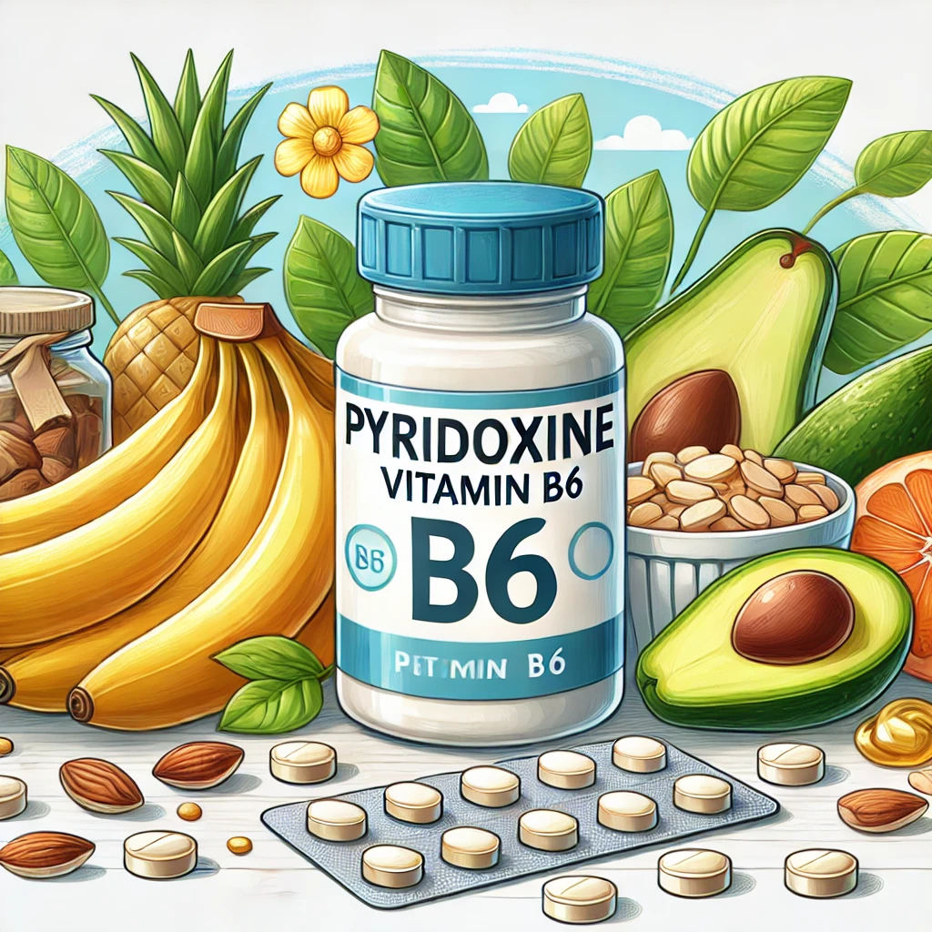 비타민 B6 (피리독신) 효능과 부작용 알아 보기
