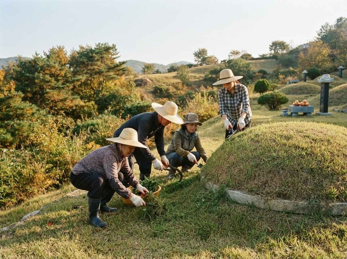 벌초 쯔쯔가무시 예방 긴소매 장갑