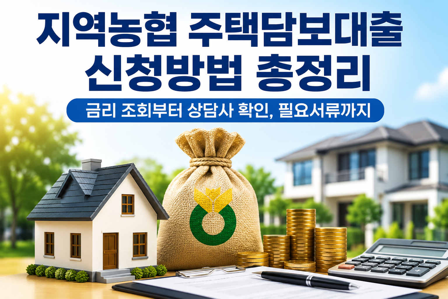 지역농협 주택담보대출 신청방법 총정리|금리 조회부터 상담사 확인, 필요서류까지 관련 사진
