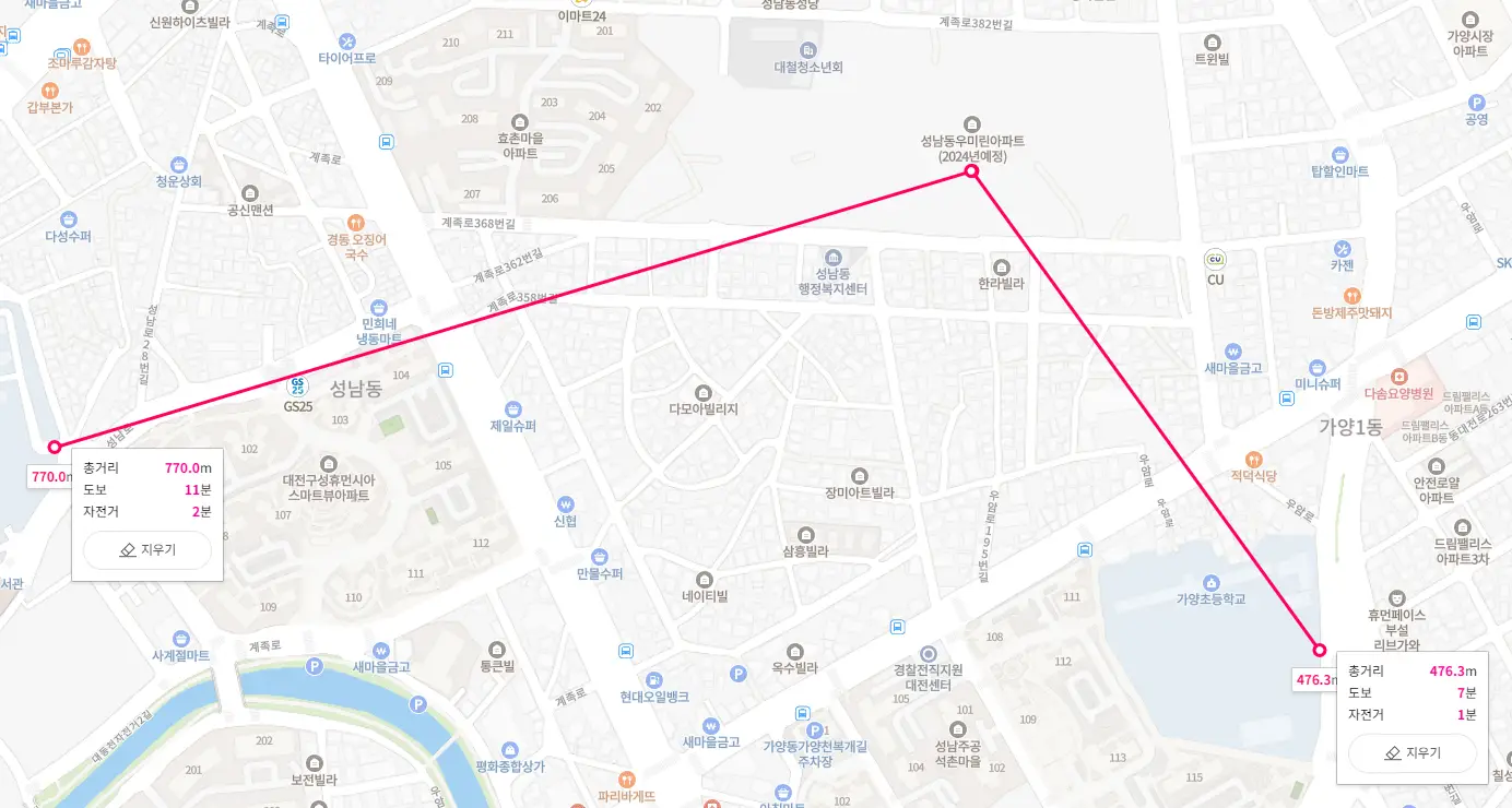 대전성남우미린뉴시티-초등학교거리-이미지