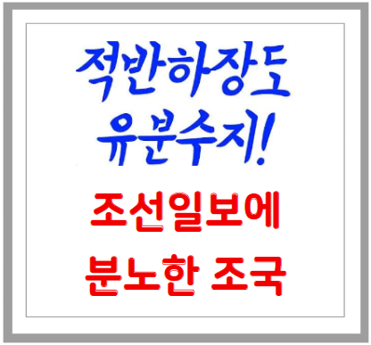 조선일보와 기자 참 교육한 조국