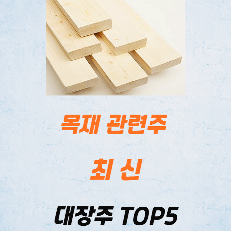 목재 관련주 대장주 테마주 수혜주 TOP5