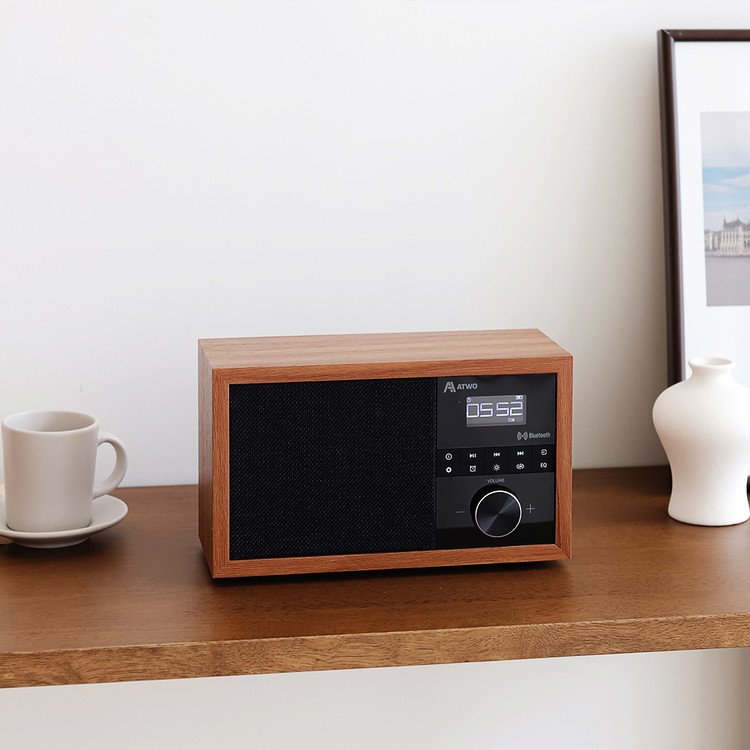 A2 AT3201 무선 5.1 블루투스 스피커 인테리어 라디오 시계