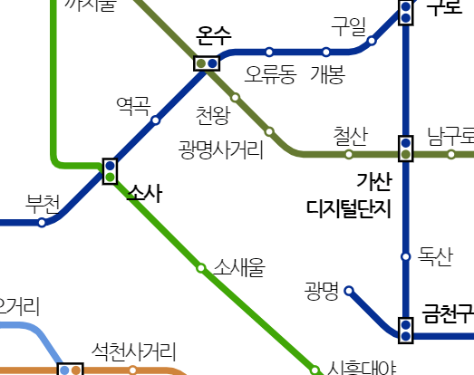서울 지하철 노선도 크게보기