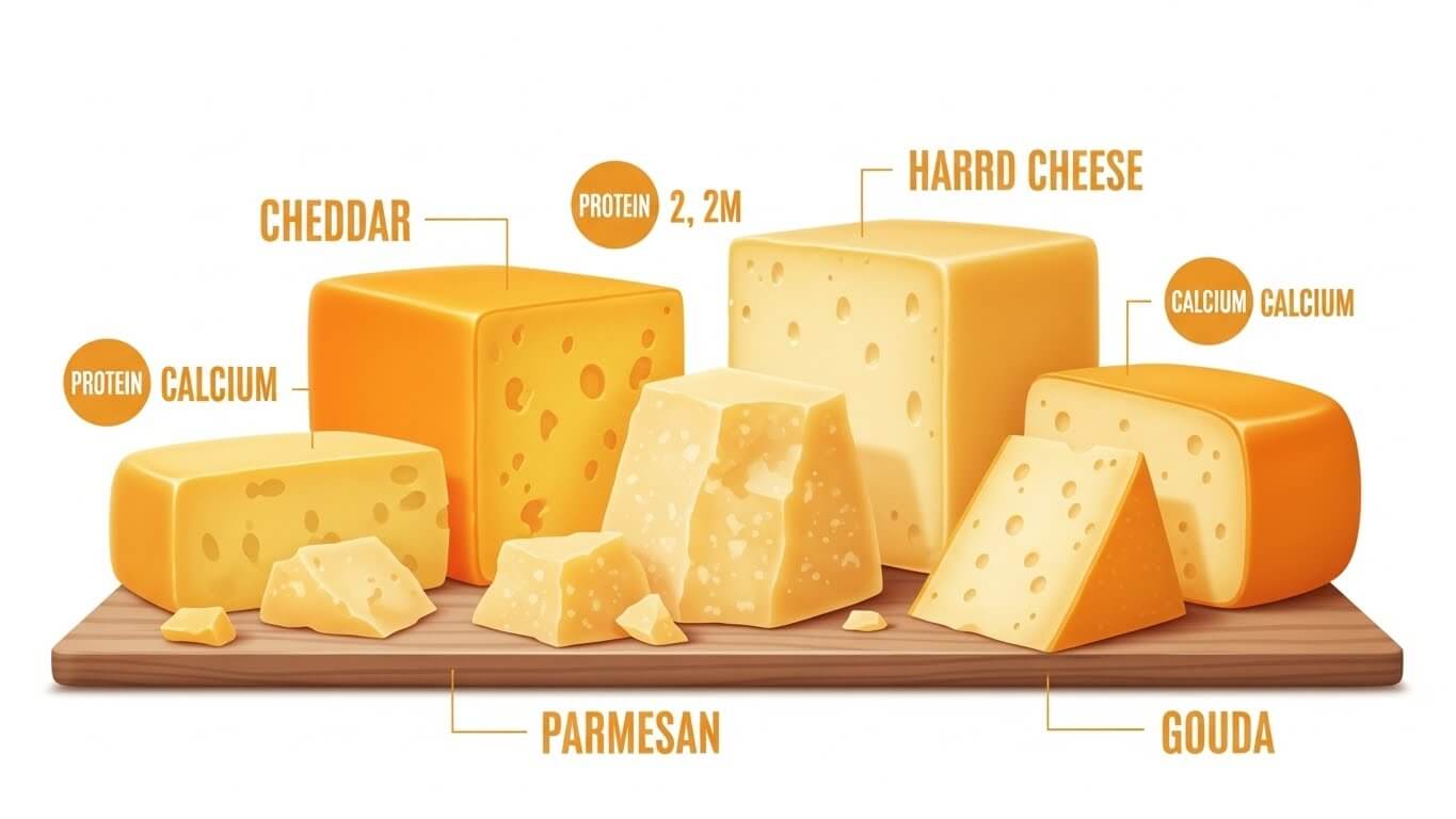 경질치즈: 고단백·고칼슘의 대표 식품