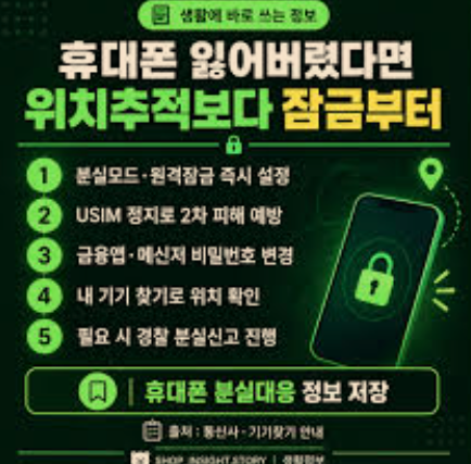 휴대폰 잃어버렸다면 10분 안에 할 일, 갤럭시&middot;아이폰 원격 잠금부터