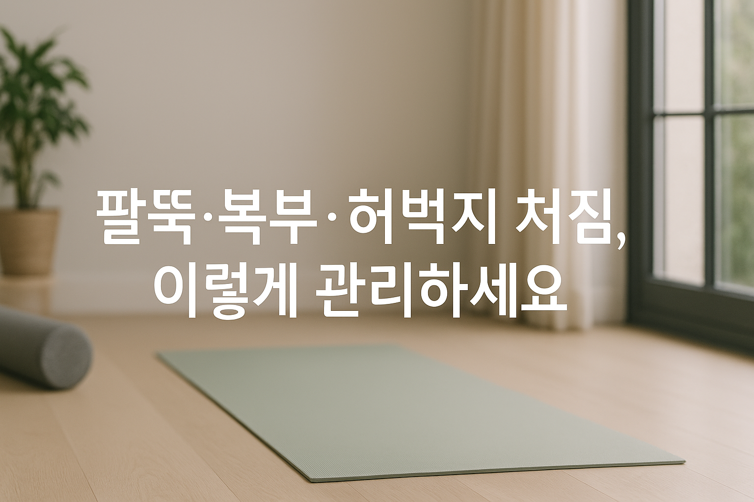 다이어트 후 살처짐