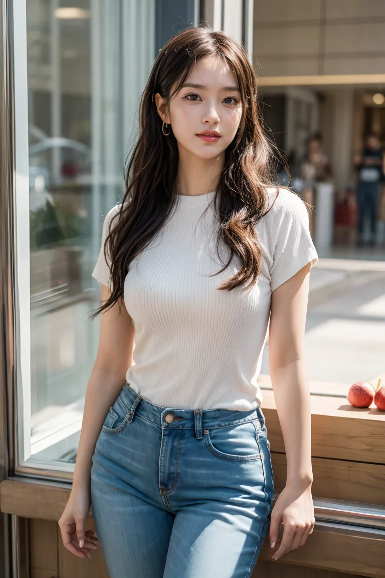 편의점 마트 쇼핑 컨셉 실사 모델 AI 룩북 - 편의점 마트 쇼핑 컨셉 Stable diffusion AI Picture-Shopping