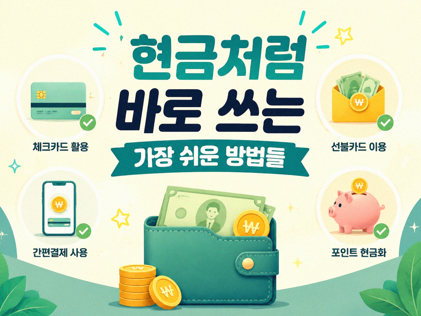 카드 포인트, 어떻게 현금처럼 쓸 수 있을까